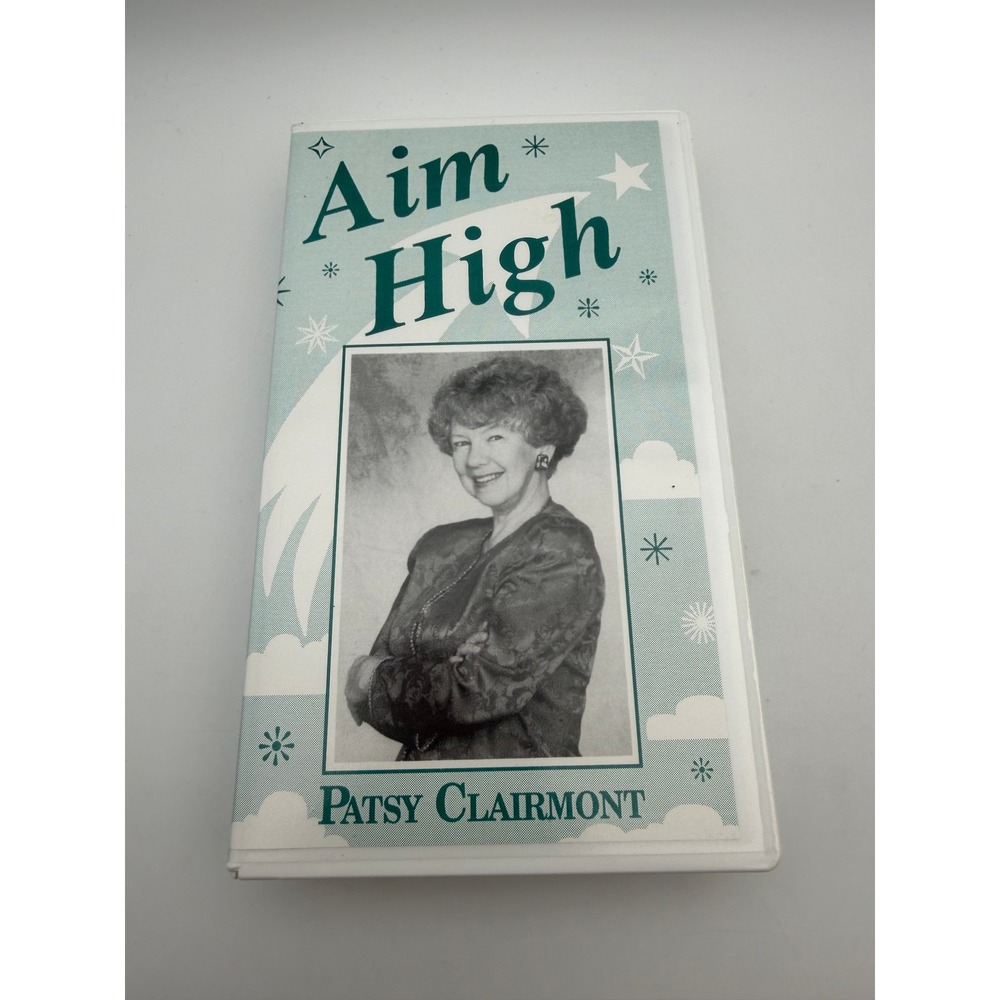Patsy Clairmont Aim High VHS Video Christian Speaker Clamshell Case V087